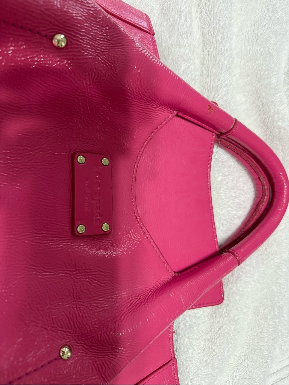 kate spade Hot Pink Leather Tote
